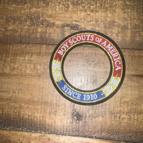 100 Anniversary World Crest Ring Boy Scouts of America BSA Patch - Picture 1 of 1